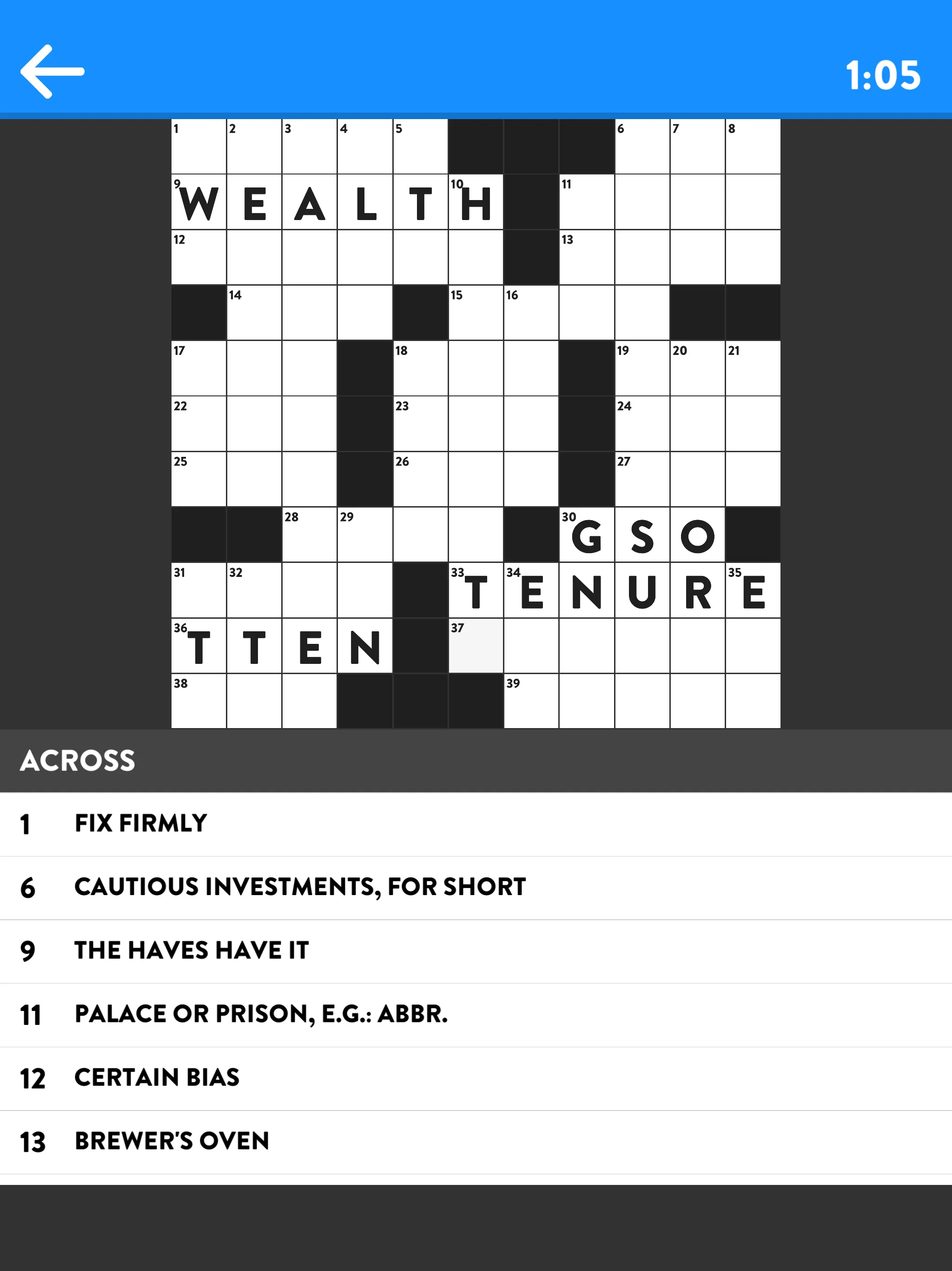 Crossword | Indus Appstore | Screenshot