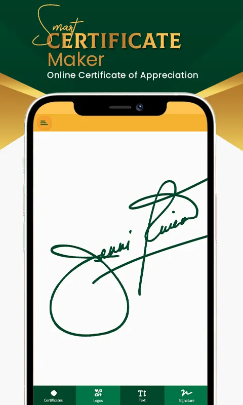 Smart Certificate Maker App | Indus Appstore | Screenshot