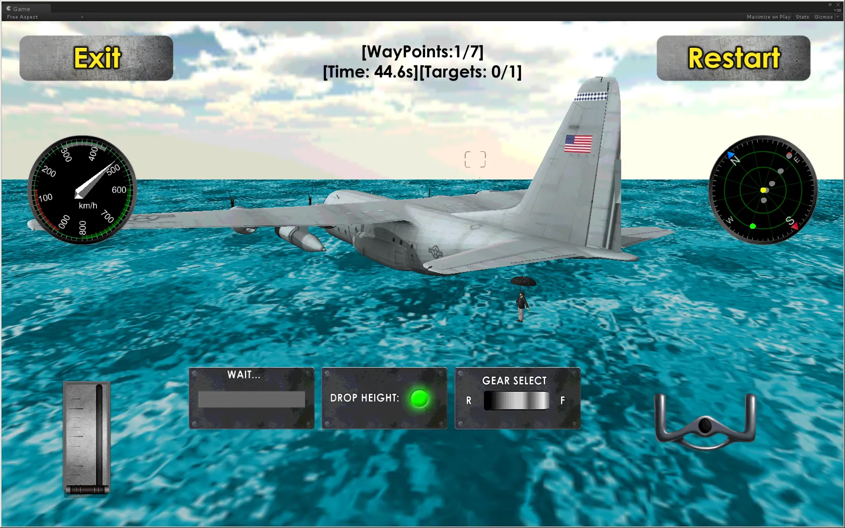 Flight Sim: Transport Plane 3D | Indus Appstore | Screenshot