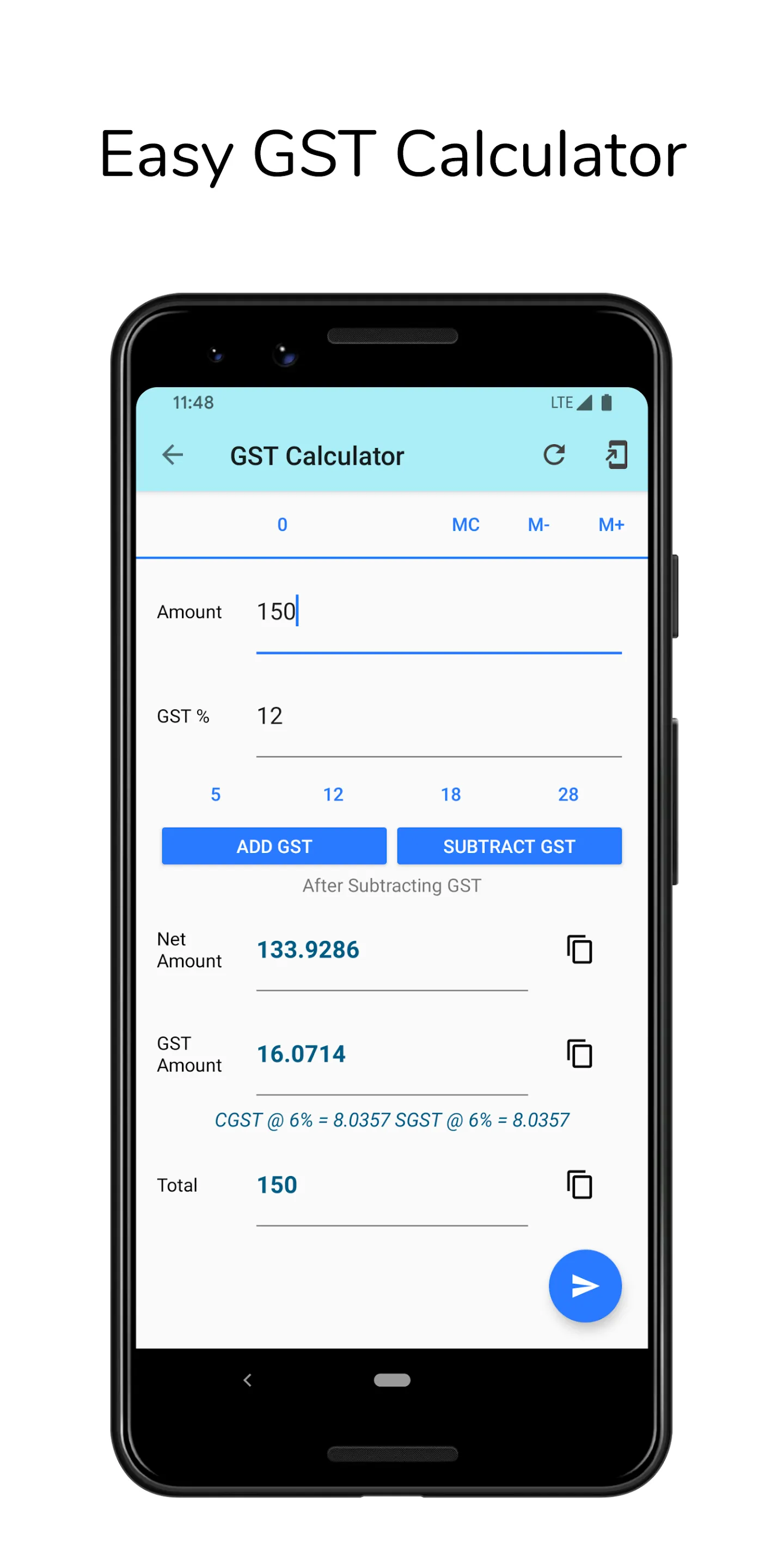 Quick Percentage Calculator | Indus Appstore | Screenshot