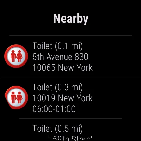 WC Toilet and Restroom Finder | Indus Appstore | Screenshot