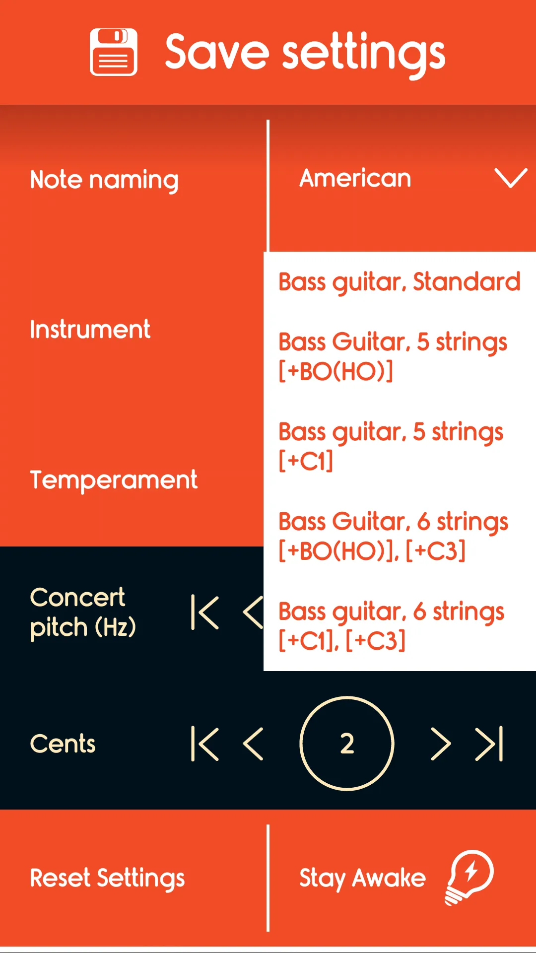 Master Bass Guitar Tuner | Indus Appstore | Screenshot