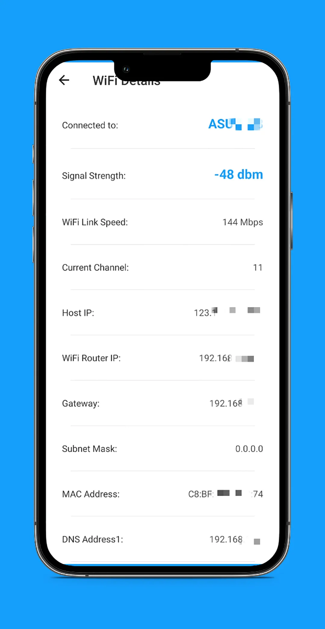 WiFi Signal Strength Meter | Indus Appstore | Screenshot