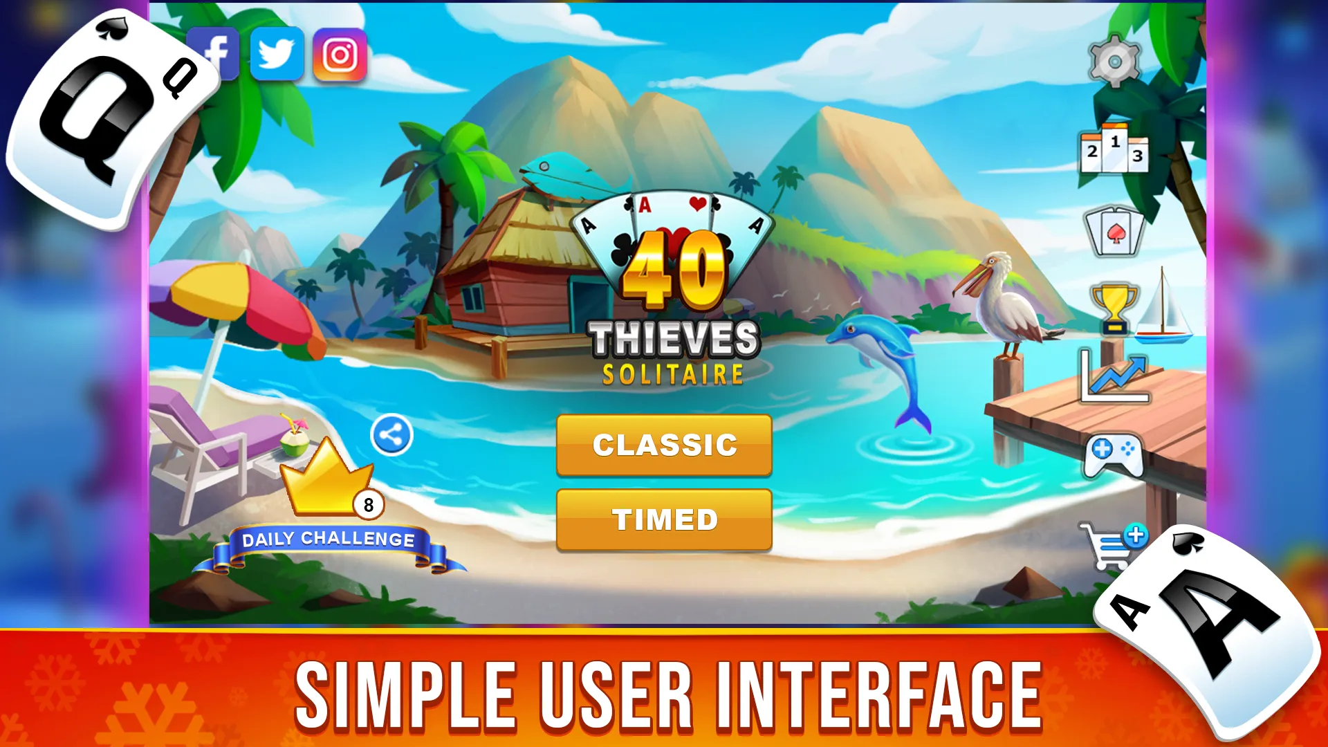 Forty Thieves Solitaire Game | Indus Appstore | Screenshot