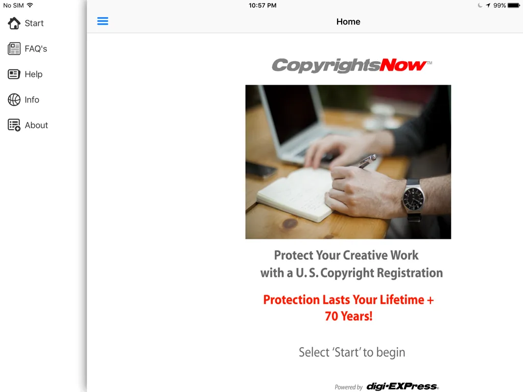 CopyrightsNow | Indus Appstore | Screenshot