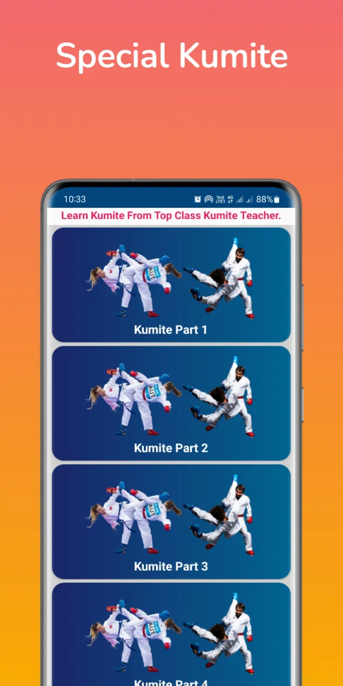 Shito-Ryu Karate WKF | Indus Appstore | Screenshot