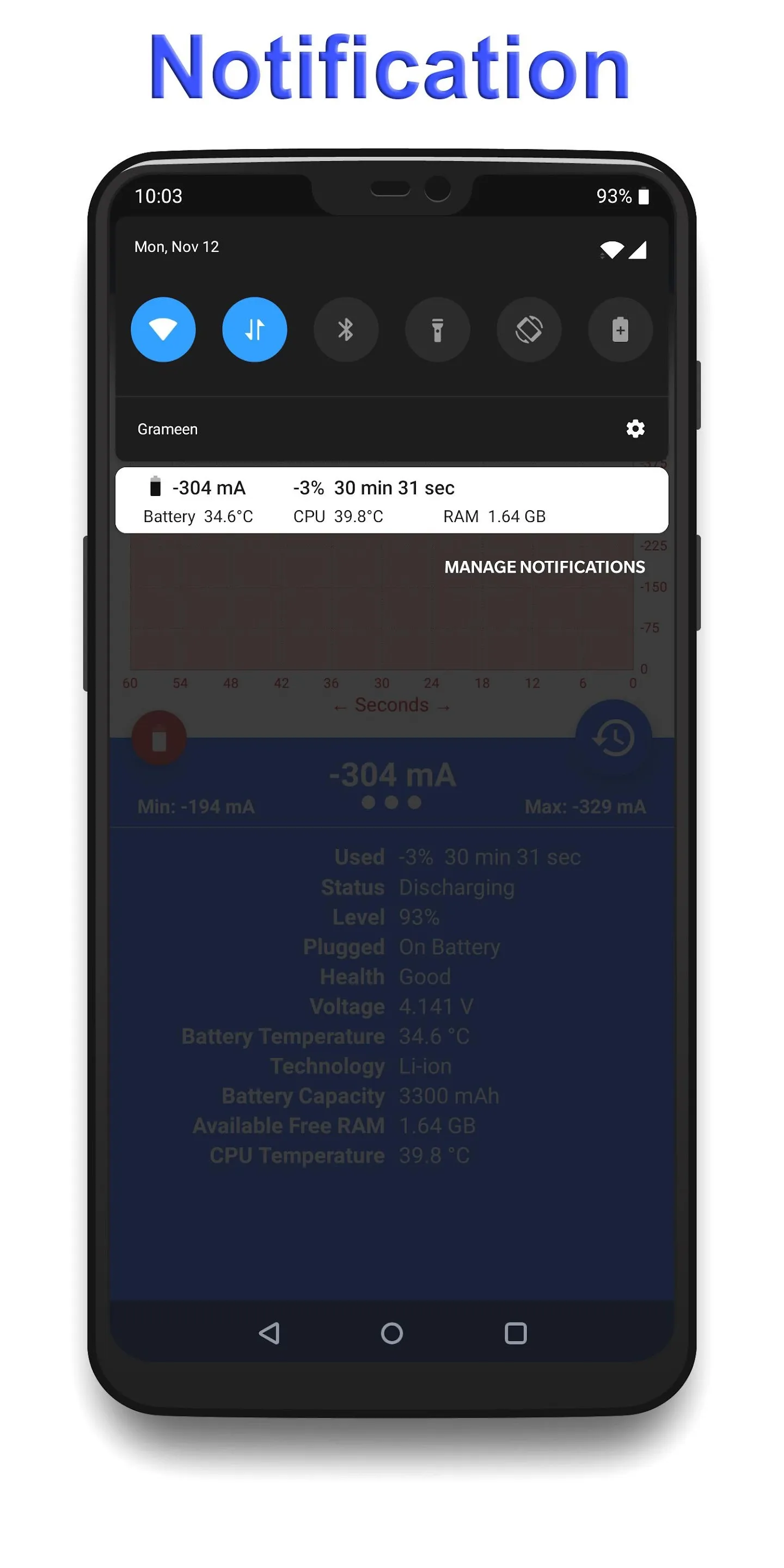 Battery Charging Monitor | Indus Appstore | Screenshot