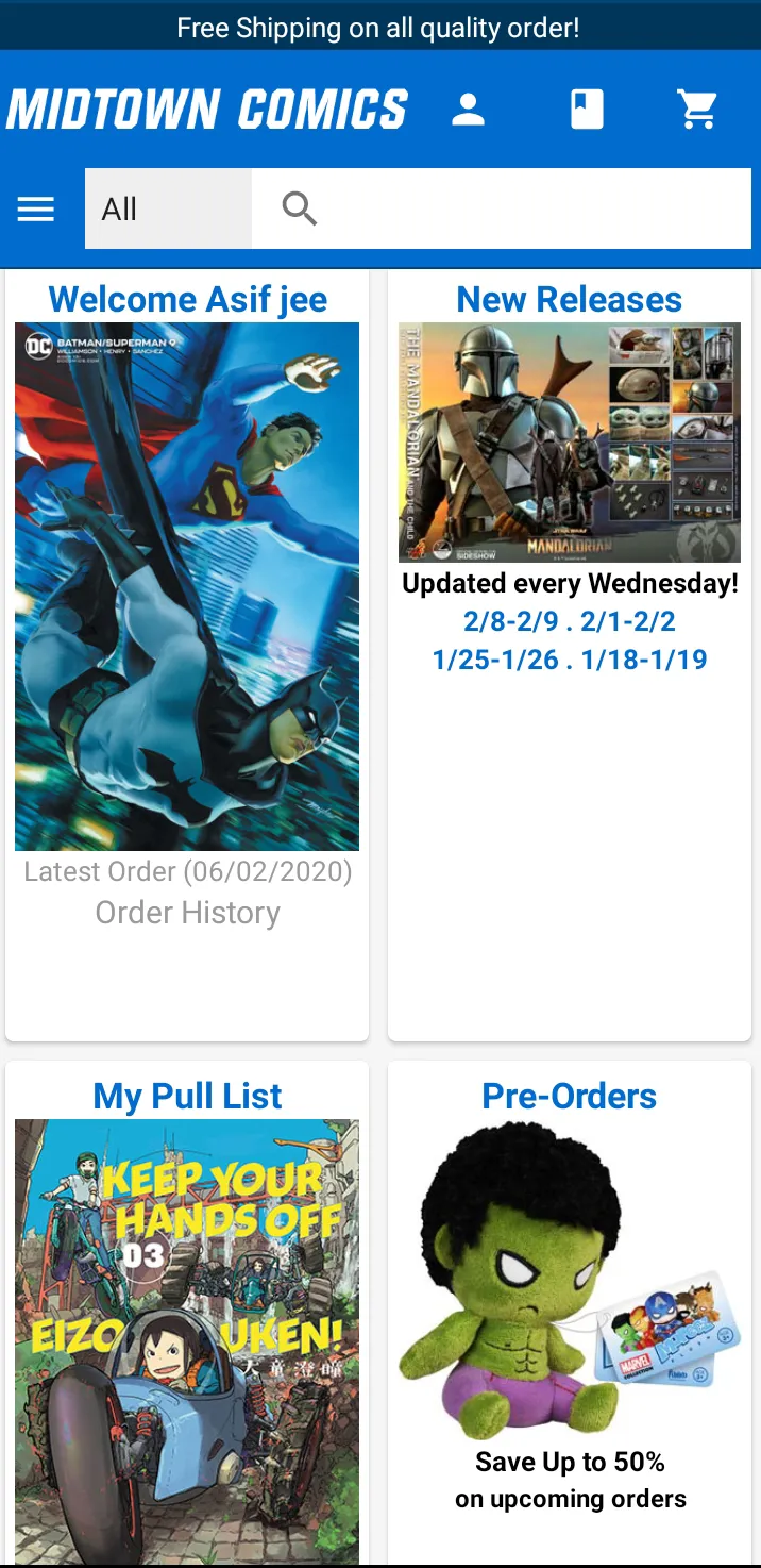 Midtown Comics | Indus Appstore | Screenshot