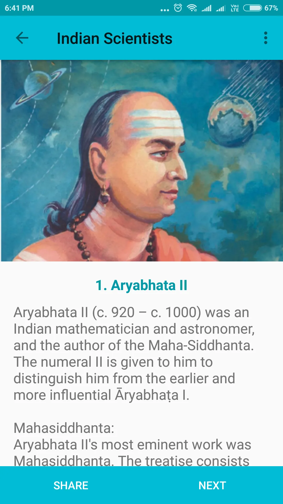 Indian Scientists | Indus Appstore | Screenshot