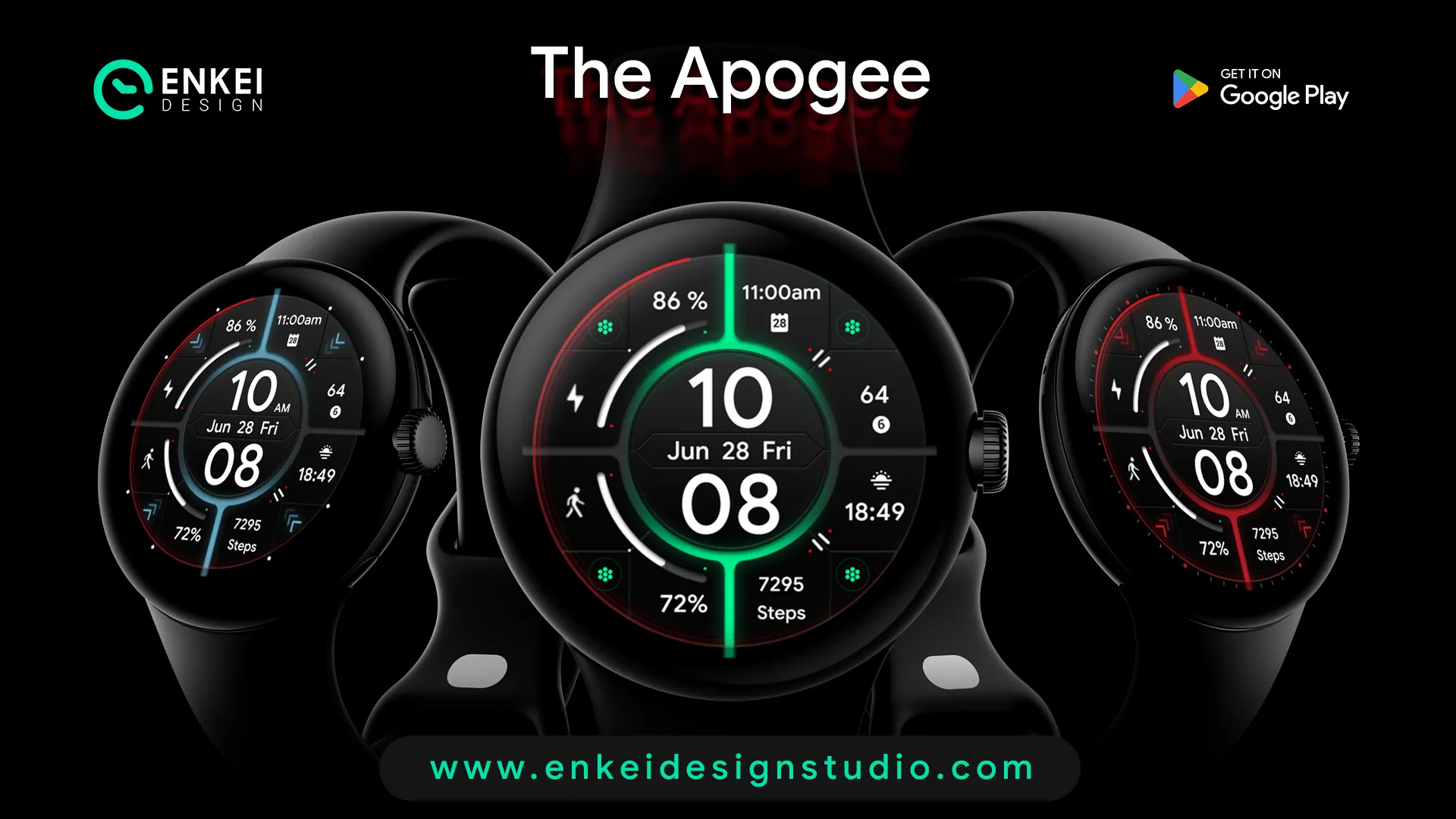 The Apogee - watch face | Indus Appstore | Screenshot