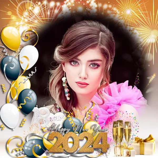 New year photo frame 2024 | Indus Appstore | Screenshot