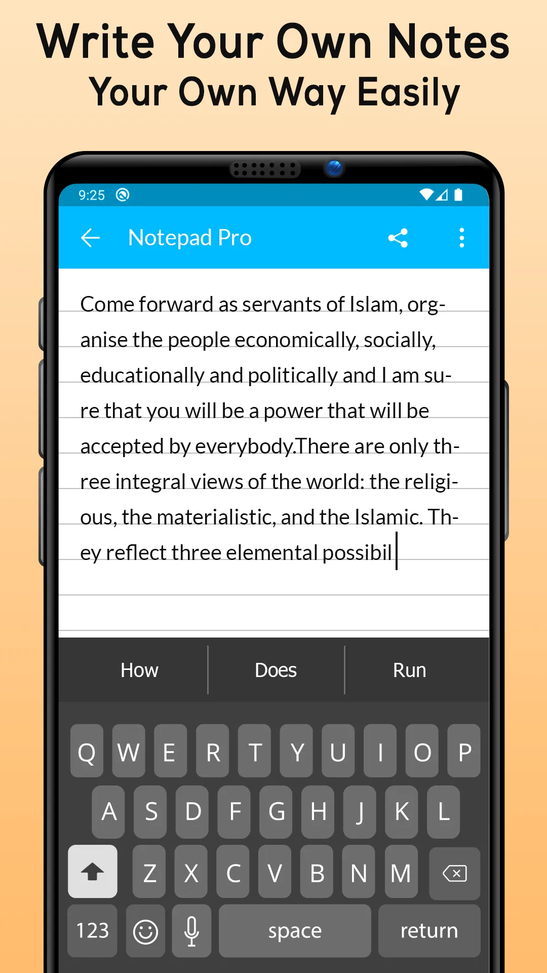 Notepad with Password - Notes | Indus Appstore | Screenshot