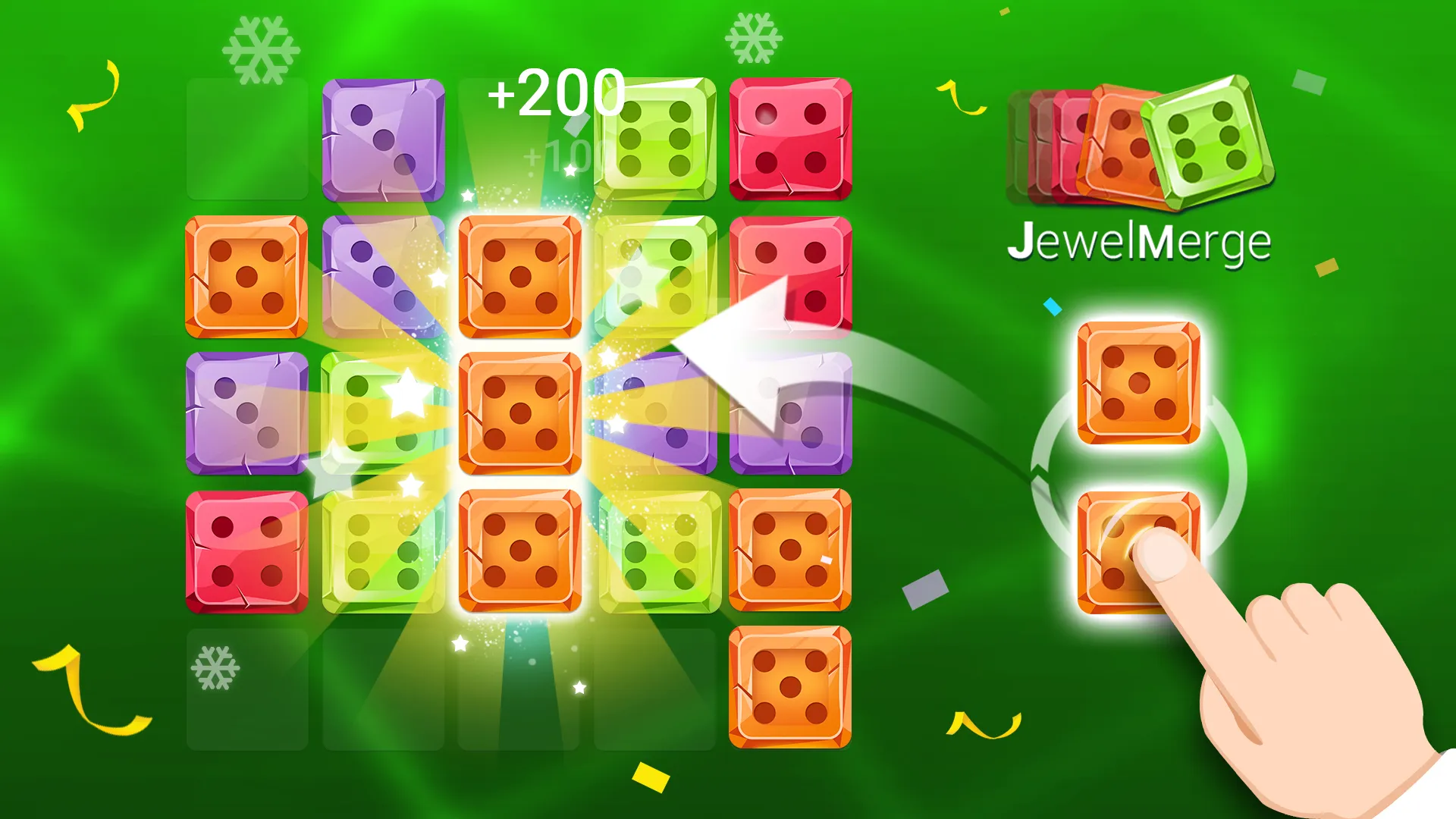 Jewel Games: Dice Merge Number | Indus Appstore | Screenshot