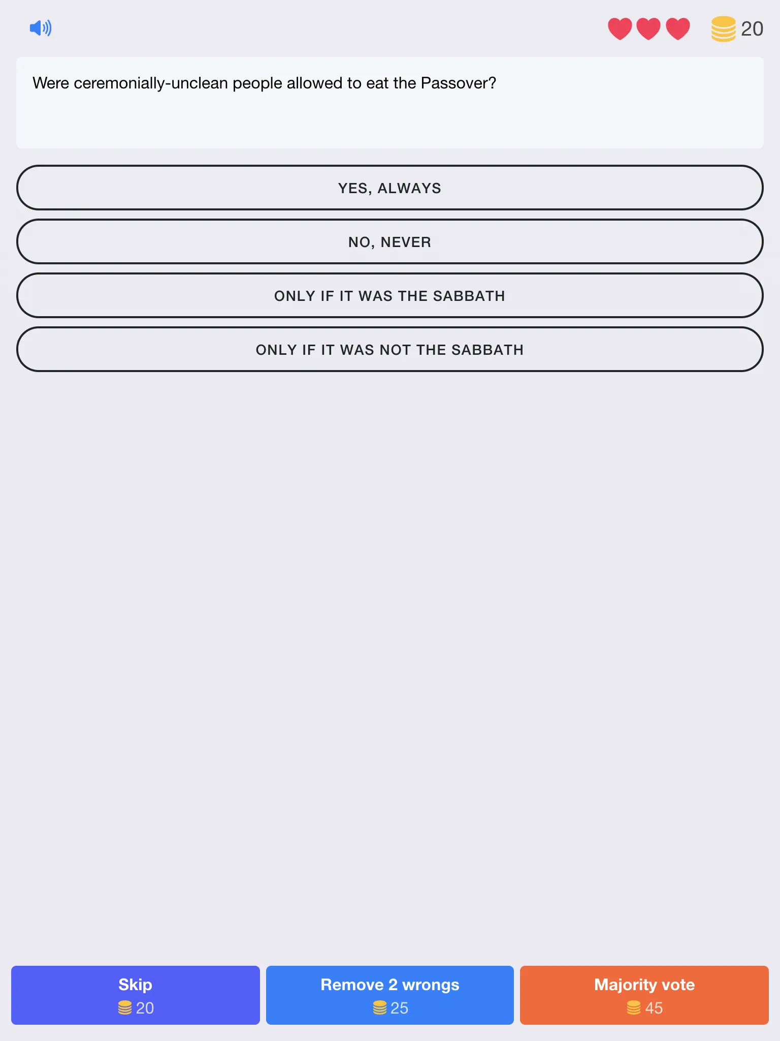 Bible Trivia Quiz | Indus Appstore | Screenshot