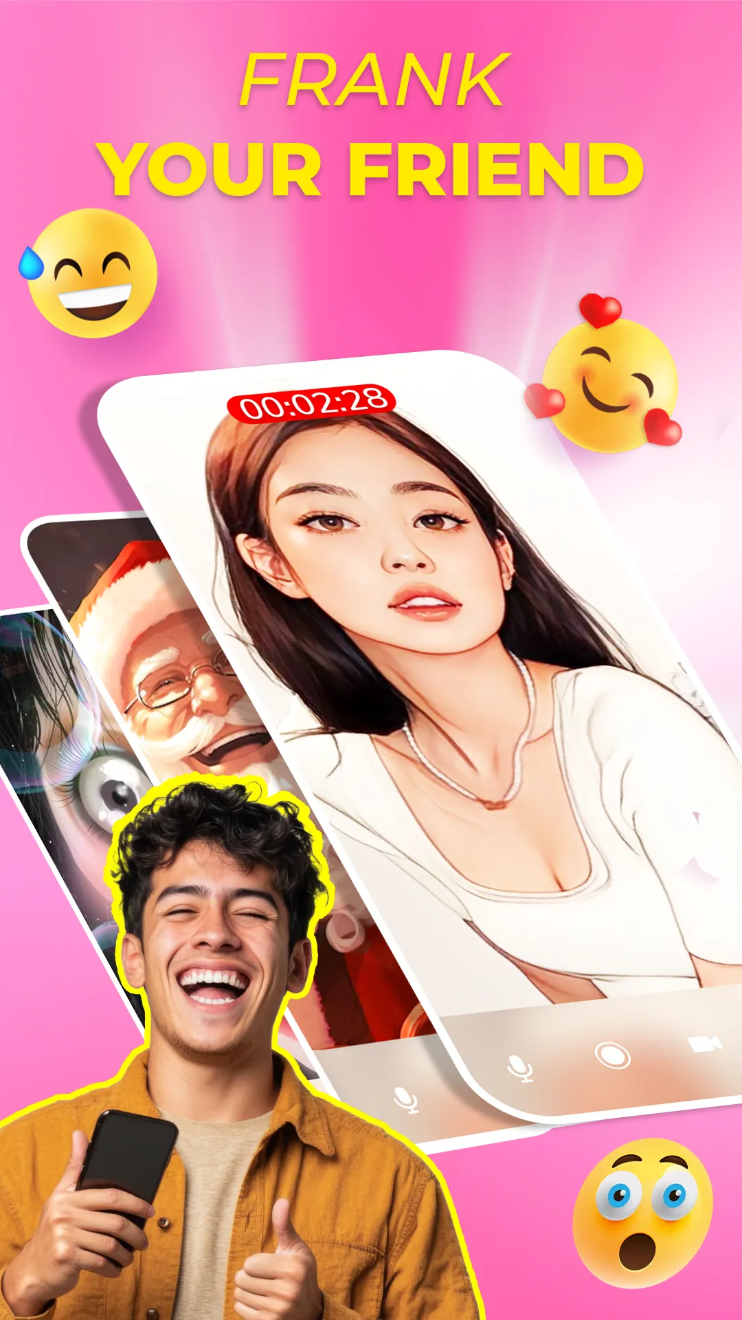 Prank Call: Fake Chat & Video | Indus Appstore | Screenshot