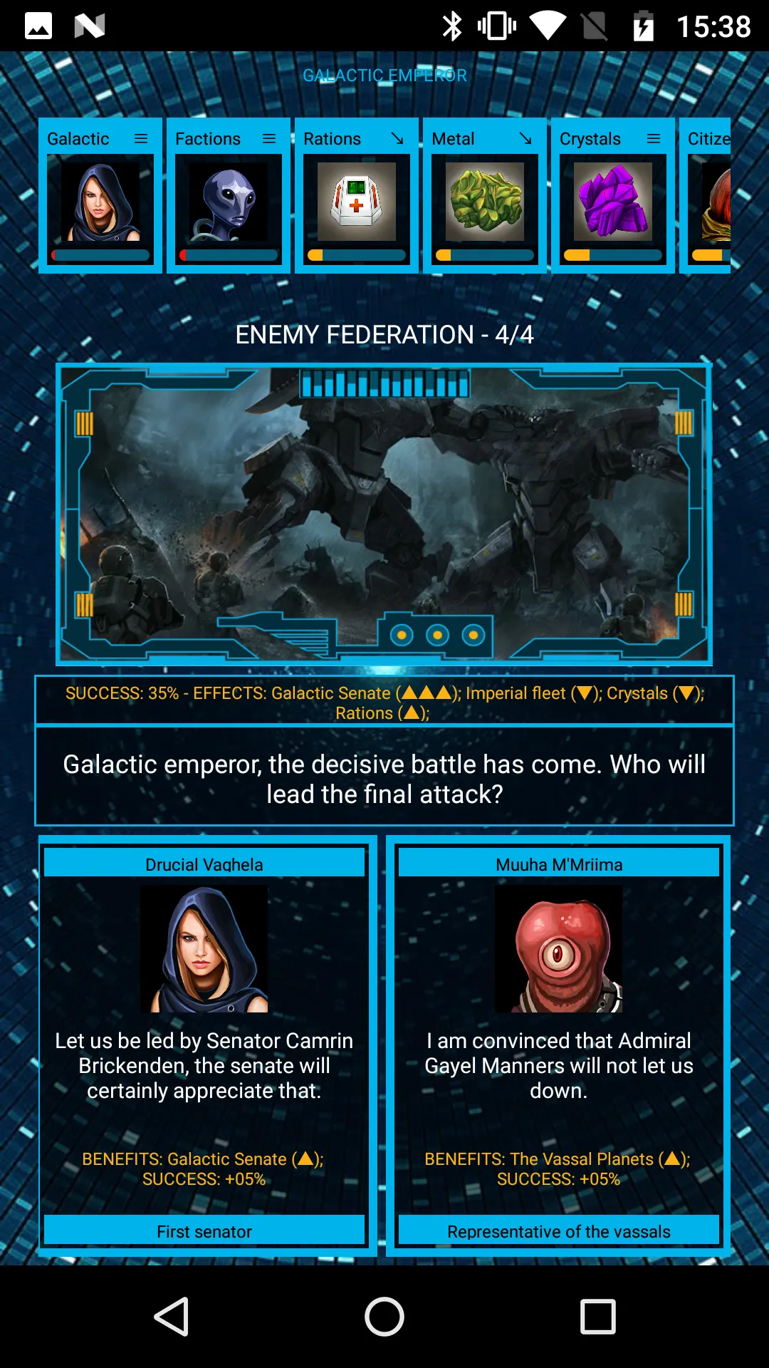 AoD: Galactic War, Command 4x | Indus Appstore | Screenshot