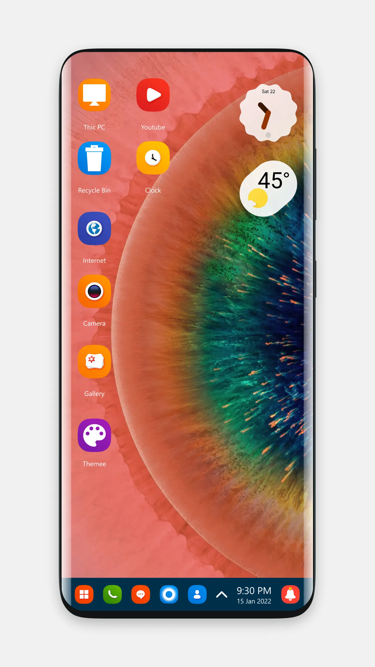 Oppo Find X theme for CL | Indus Appstore | Screenshot