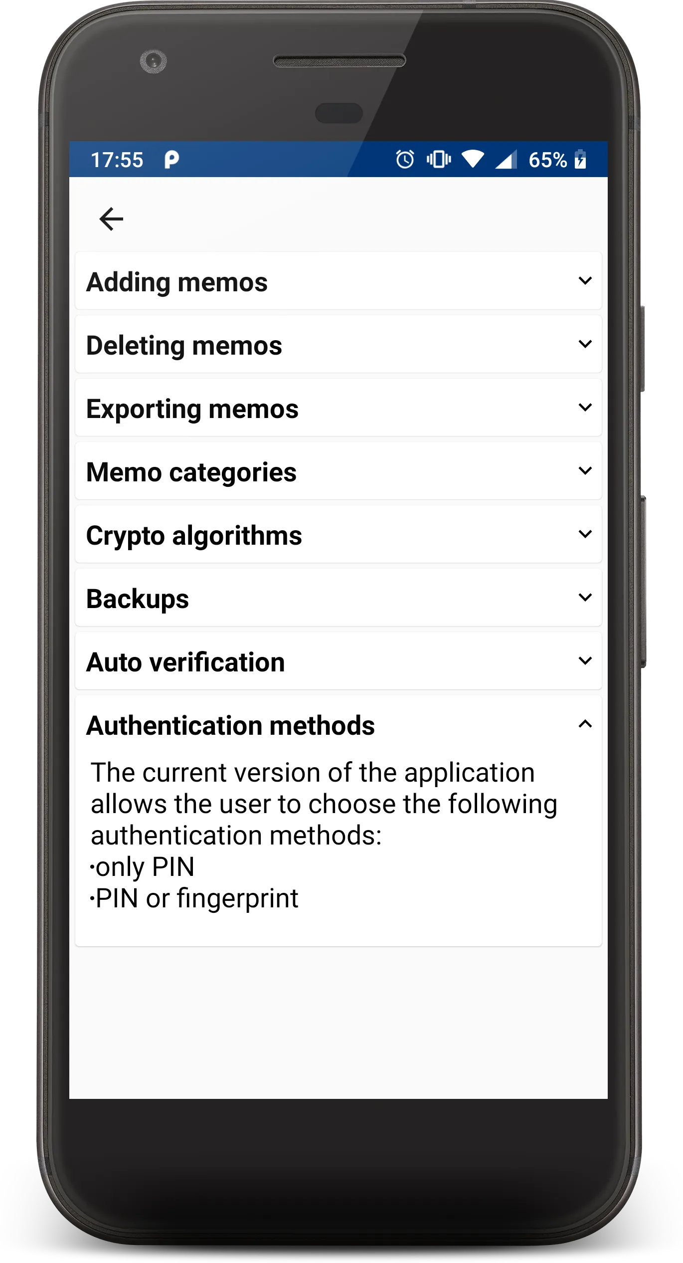 Secure Memos | Indus Appstore | Screenshot