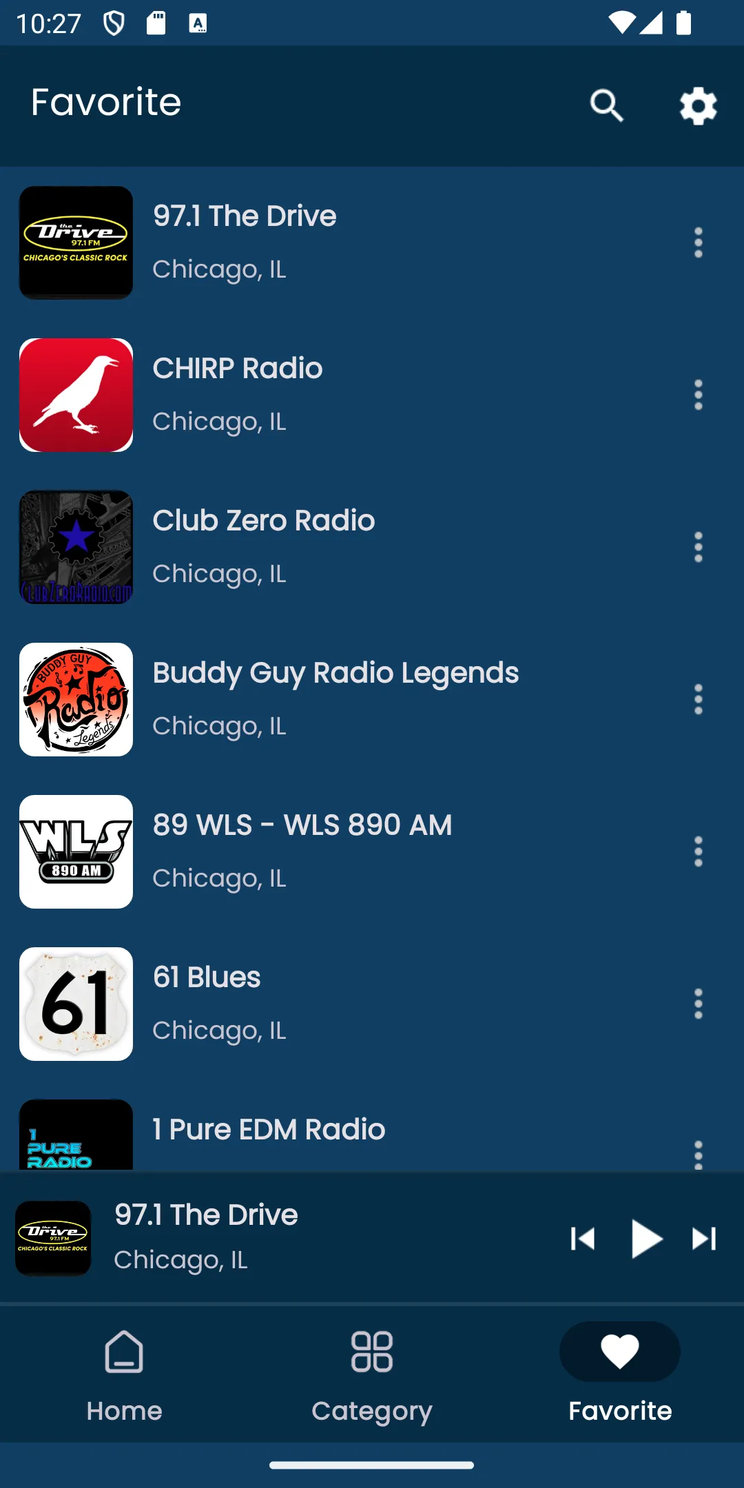 Radios from Chicago | Indus Appstore | Screenshot