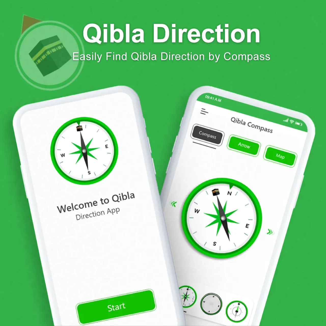 Qibla Direction : Qibla Finder | Indus Appstore | Screenshot