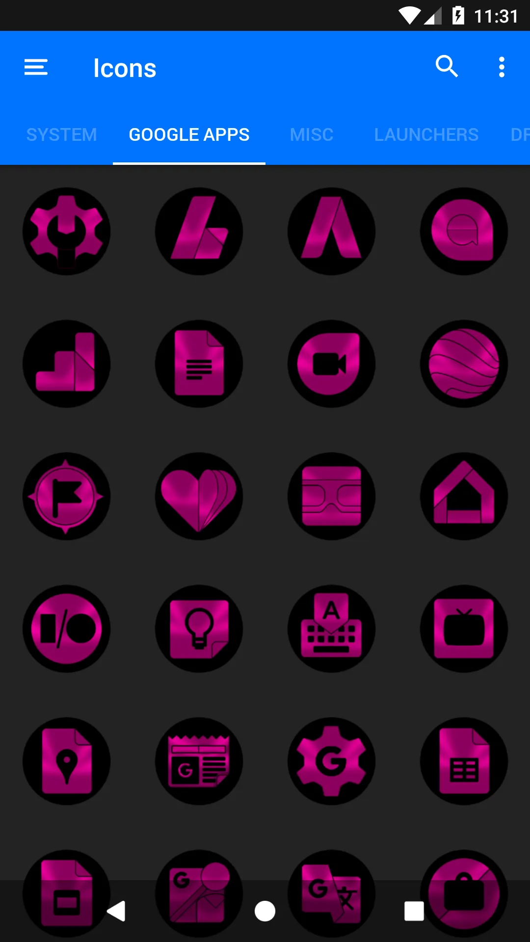 Oreo Pink Icon Pack | Indus Appstore | Screenshot