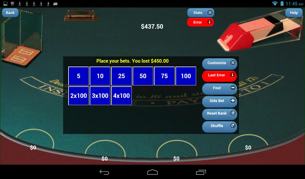 Blackjack Verite Free | Indus Appstore | Screenshot