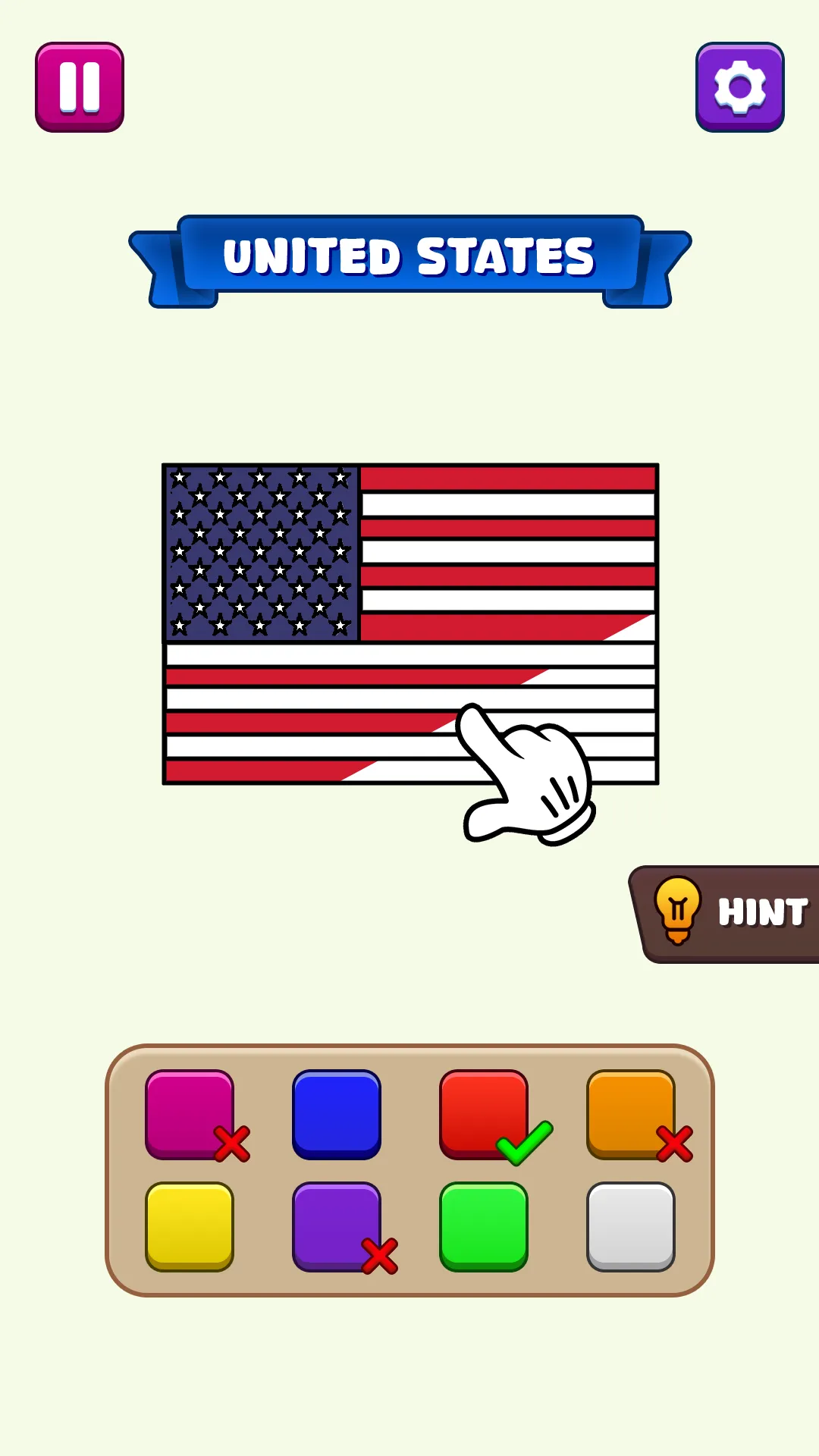 Flag Coloring Puzzle Games | Indus Appstore | Screenshot