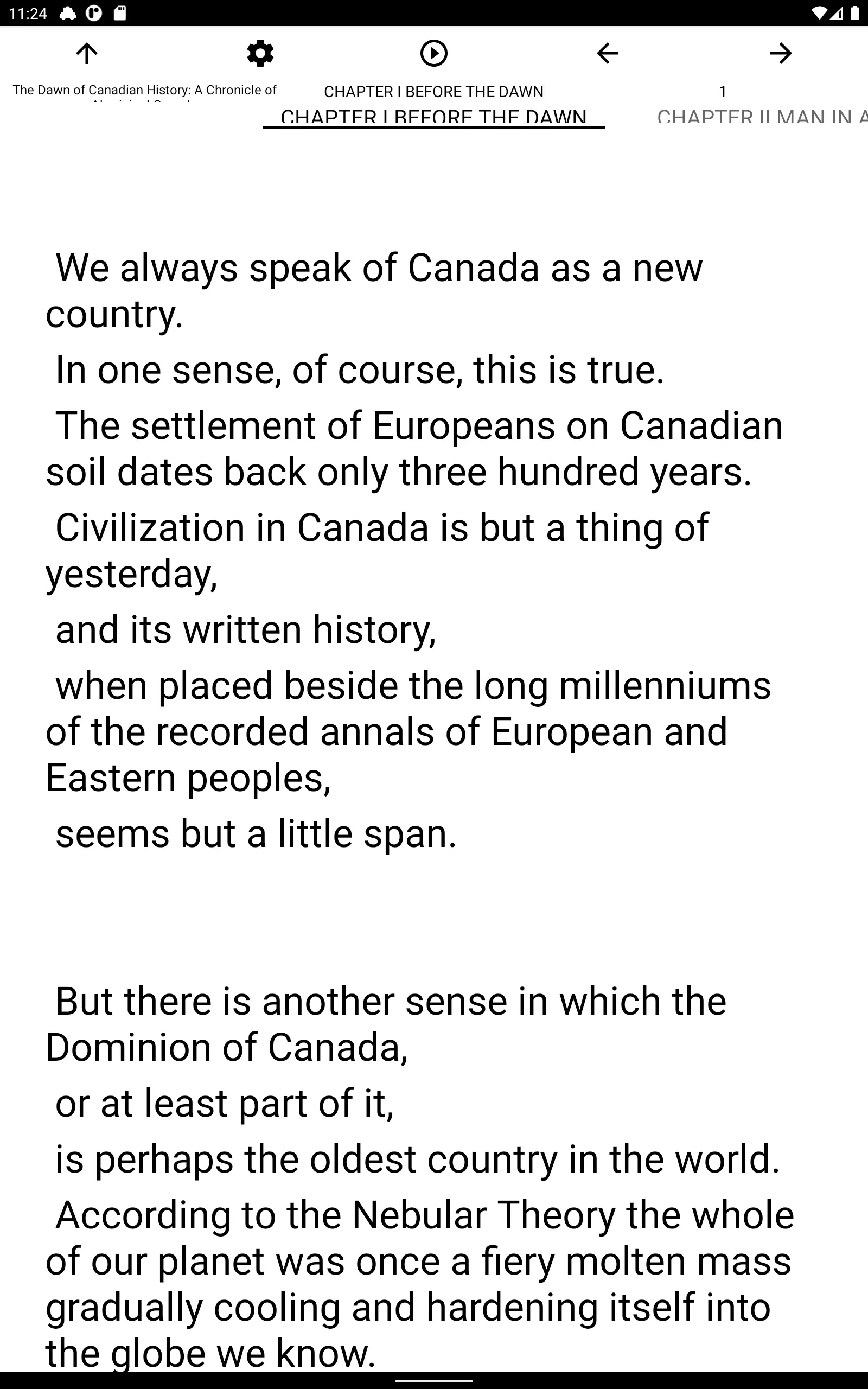 Book, The Dawn of Canadian His | Indus Appstore | Screenshot