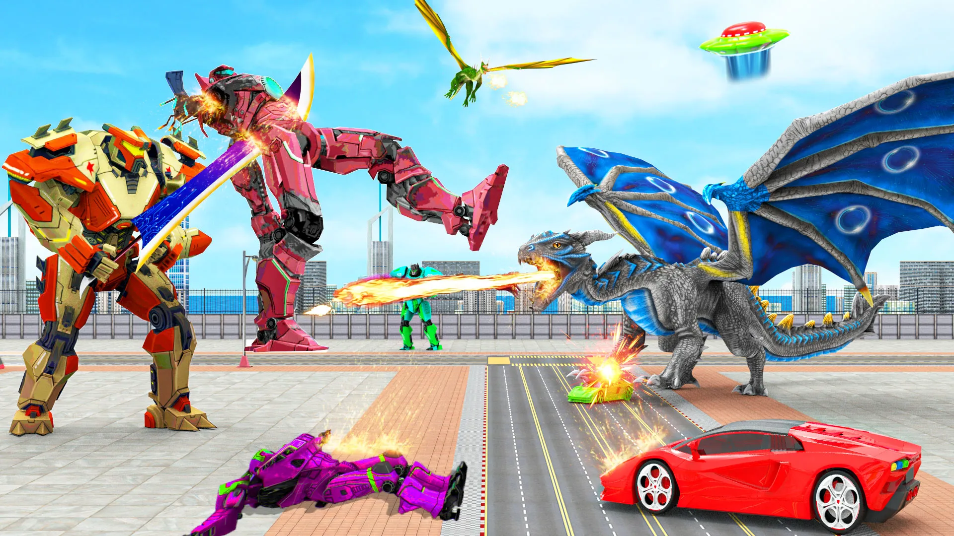 Dragon Robot - Riding Extreme | Indus Appstore | Screenshot