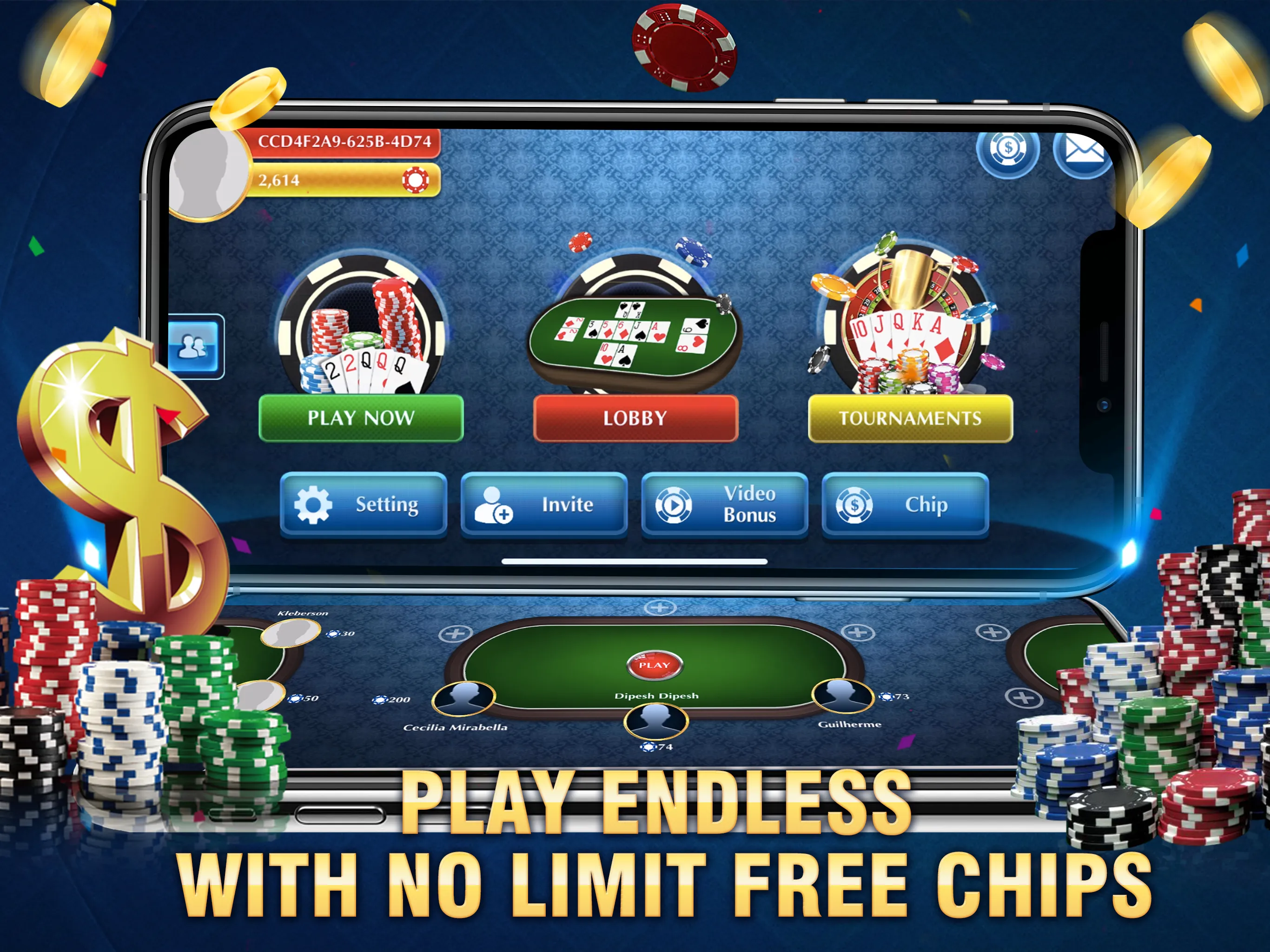 Dcard Hold'em Poker - Online C | Indus Appstore | Screenshot