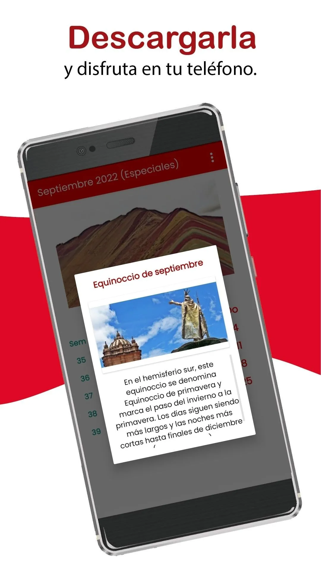 Calendario de Perú 2024 | Indus Appstore | Screenshot