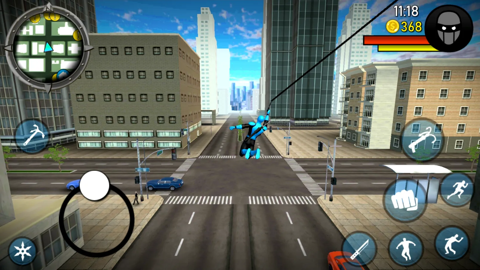 Blue Ninja : Superhero Game | Indus Appstore | Screenshot