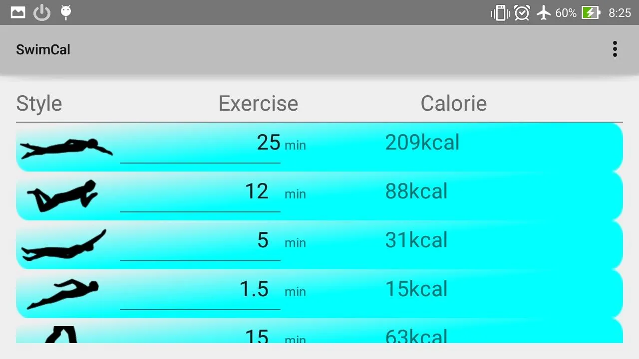 Swim Cal - calorie calculator | Indus Appstore | Screenshot