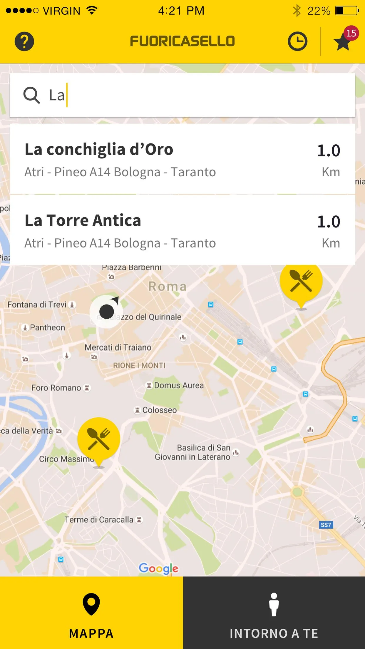 Fuoricasello Guida Ristoranti | Indus Appstore | Screenshot