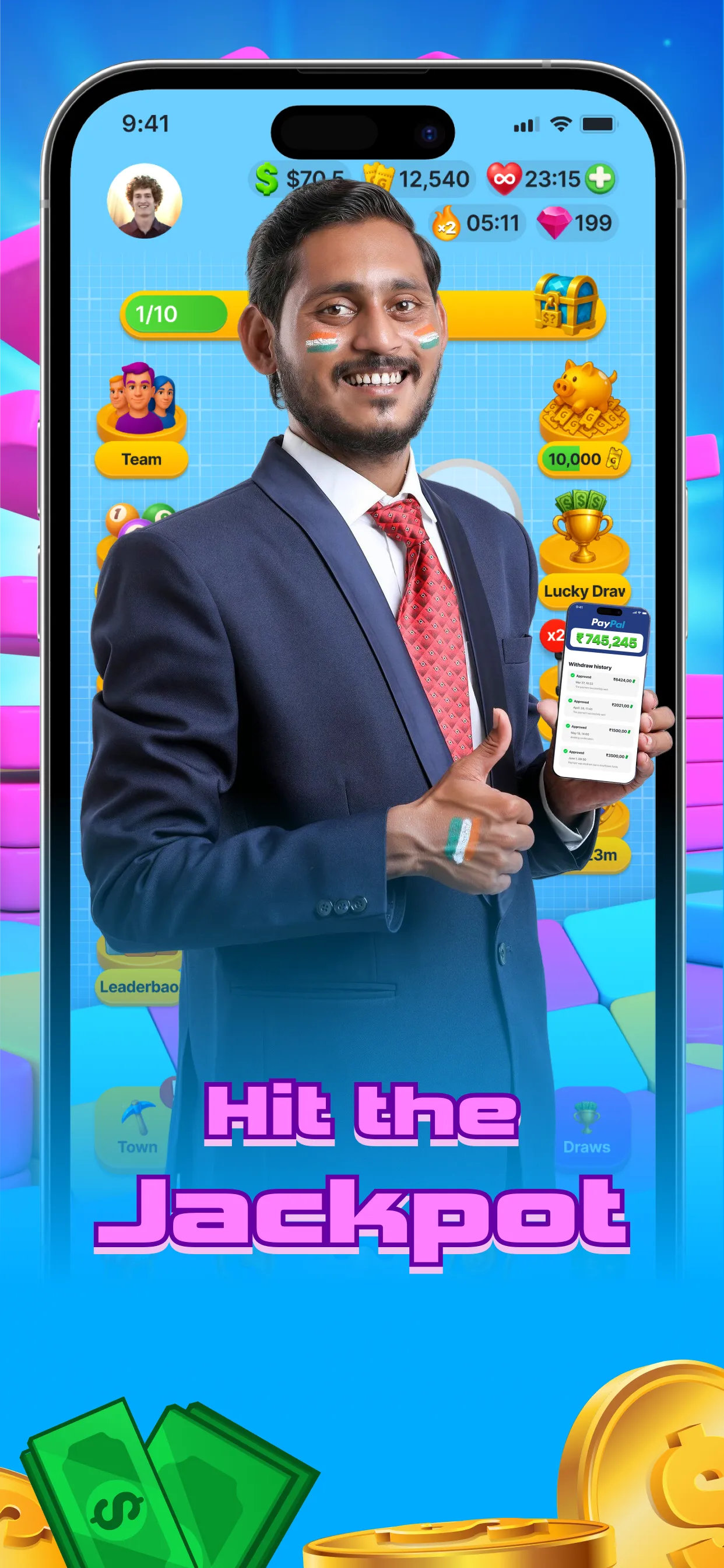 Pixel Stack: Sort & Money Game | Indus Appstore | Screenshot