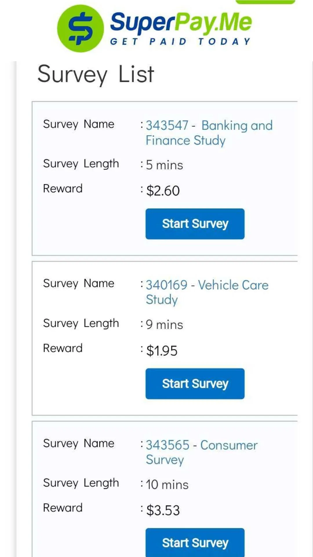 SuperPayMe: Paid Cash Surveys | Indus Appstore | Screenshot