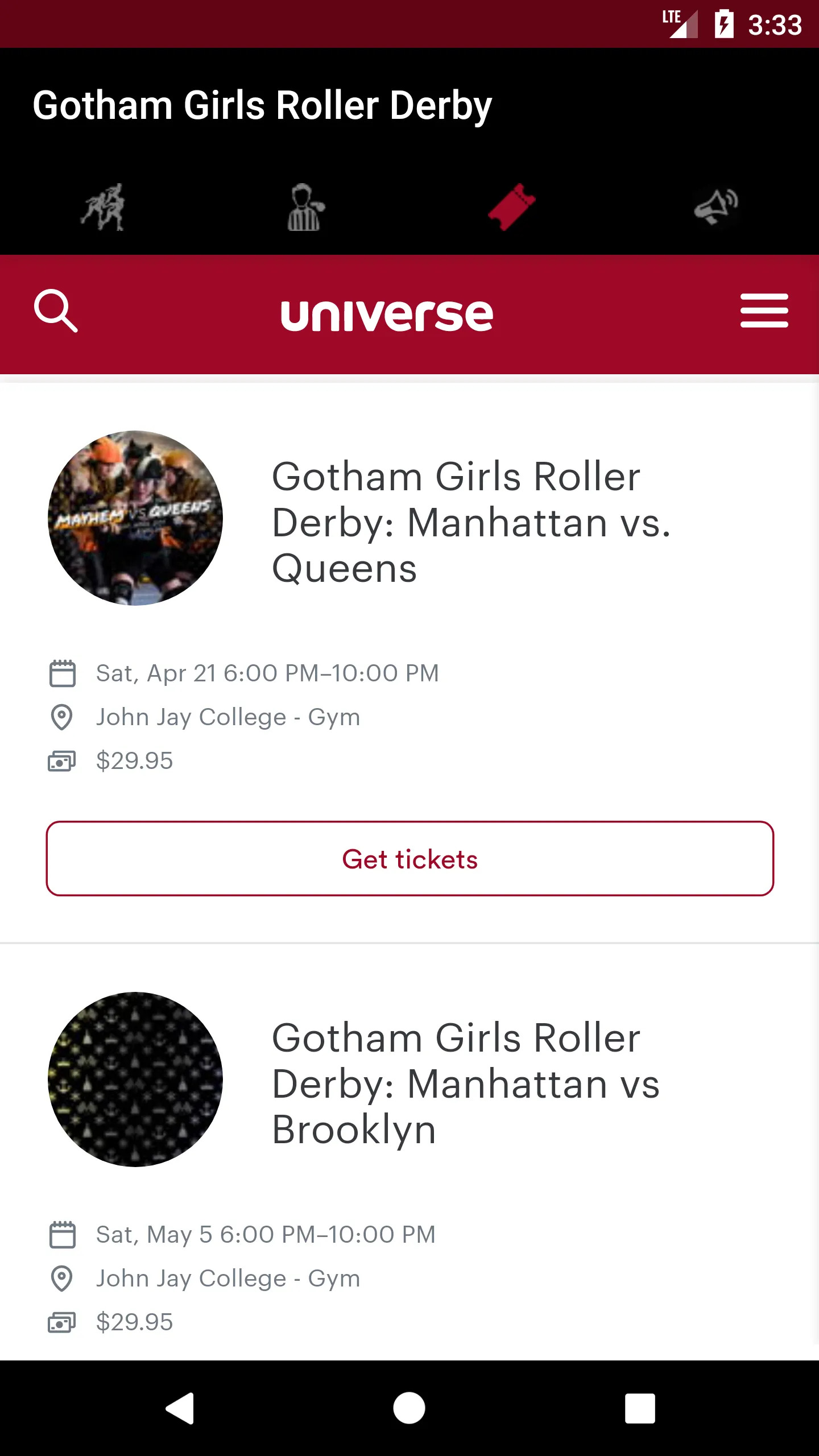 Gotham Girls Roller Derby | Indus Appstore | Screenshot