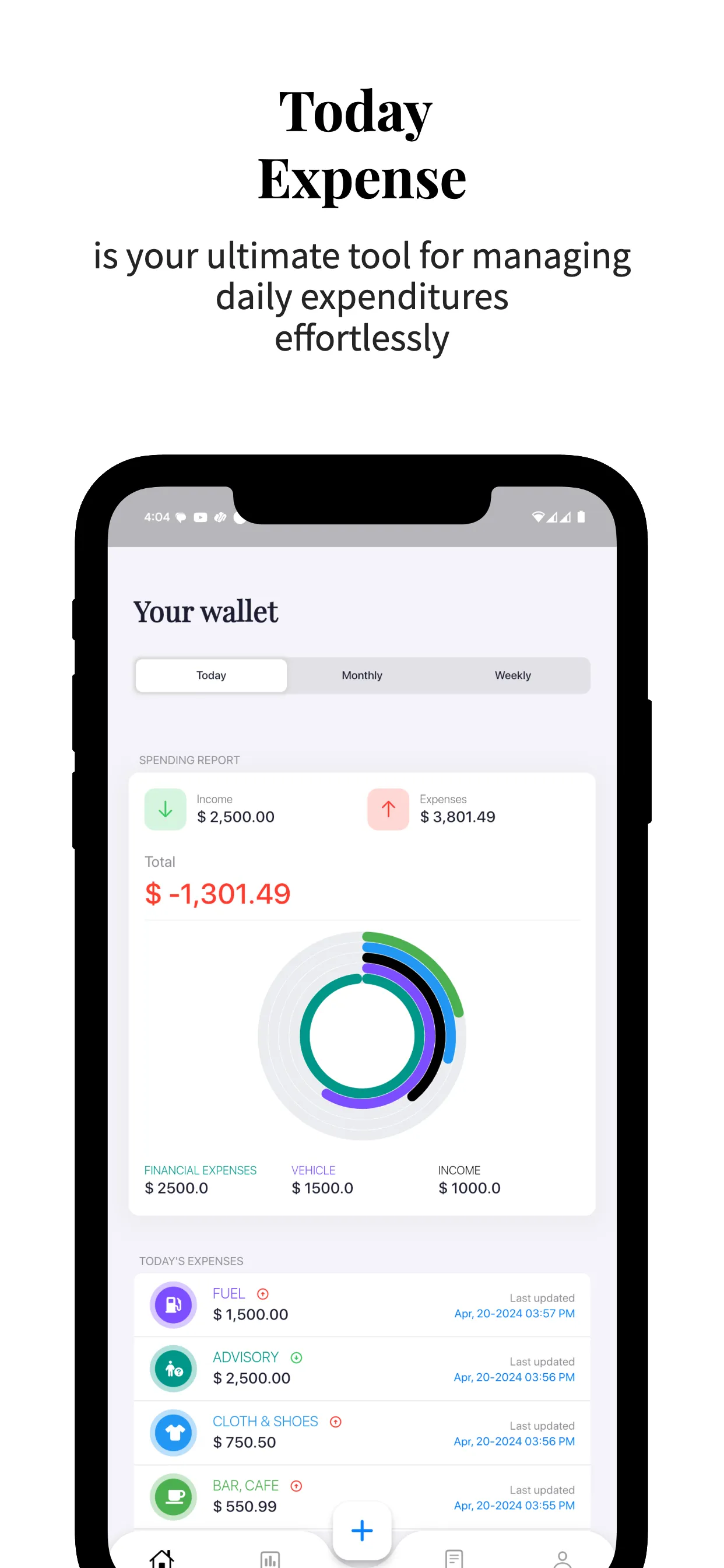 Wallet: daily expense tracker | Indus Appstore | Screenshot