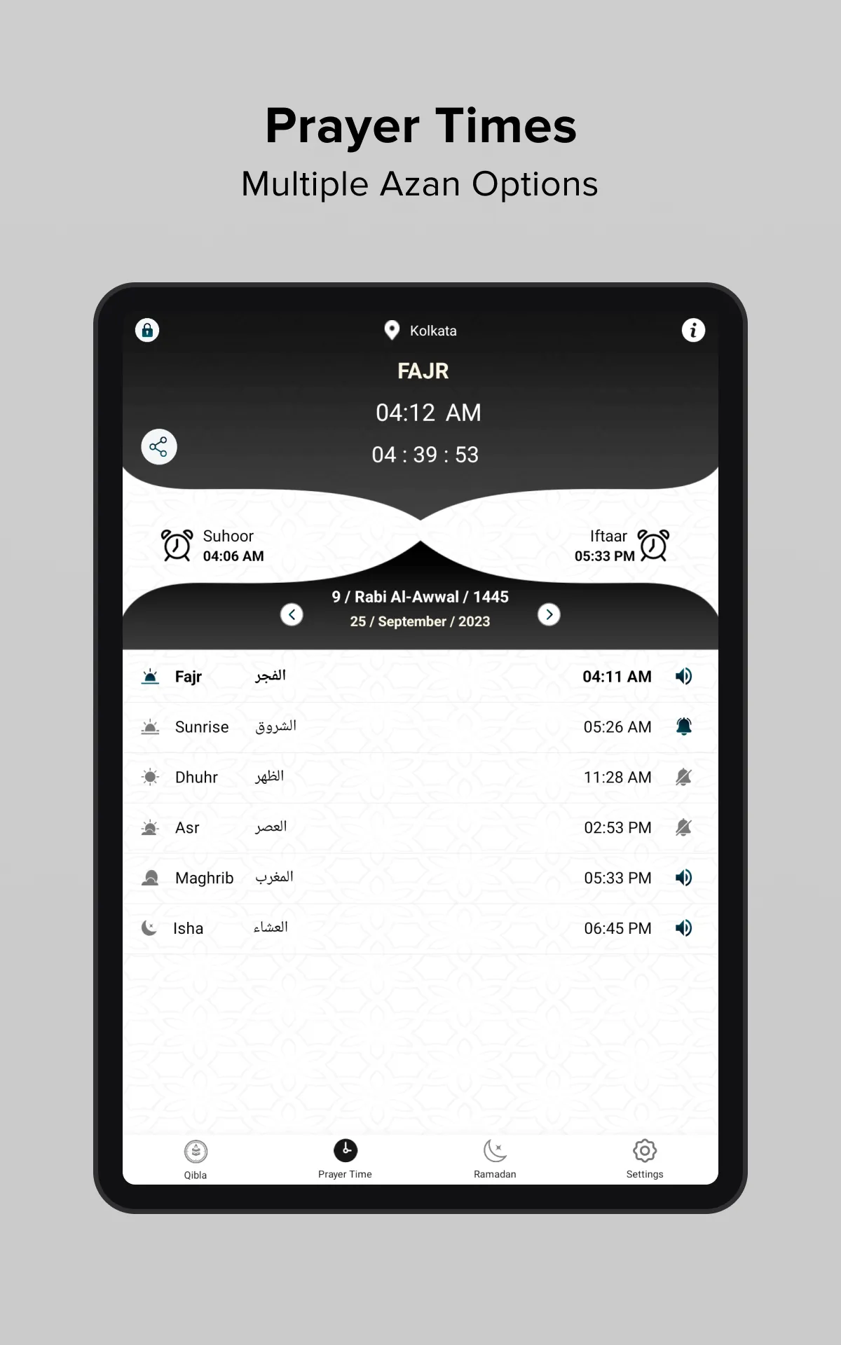 Prayer Times & Athan Qibla App | Indus Appstore | Screenshot