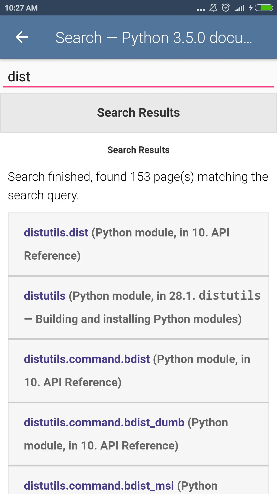 Documentation for Python 3.5 | Indus Appstore | Screenshot