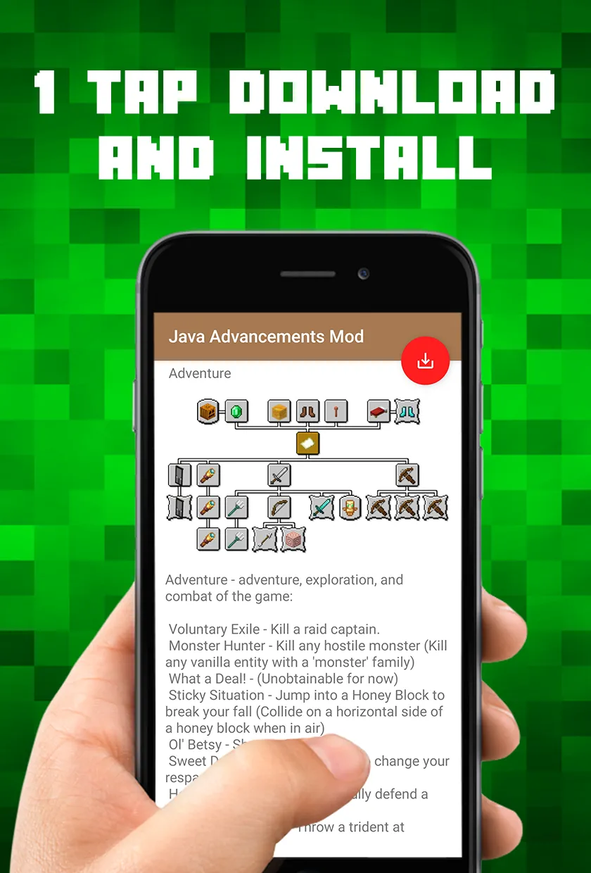 Java Advancements Mod | Indus Appstore | Screenshot