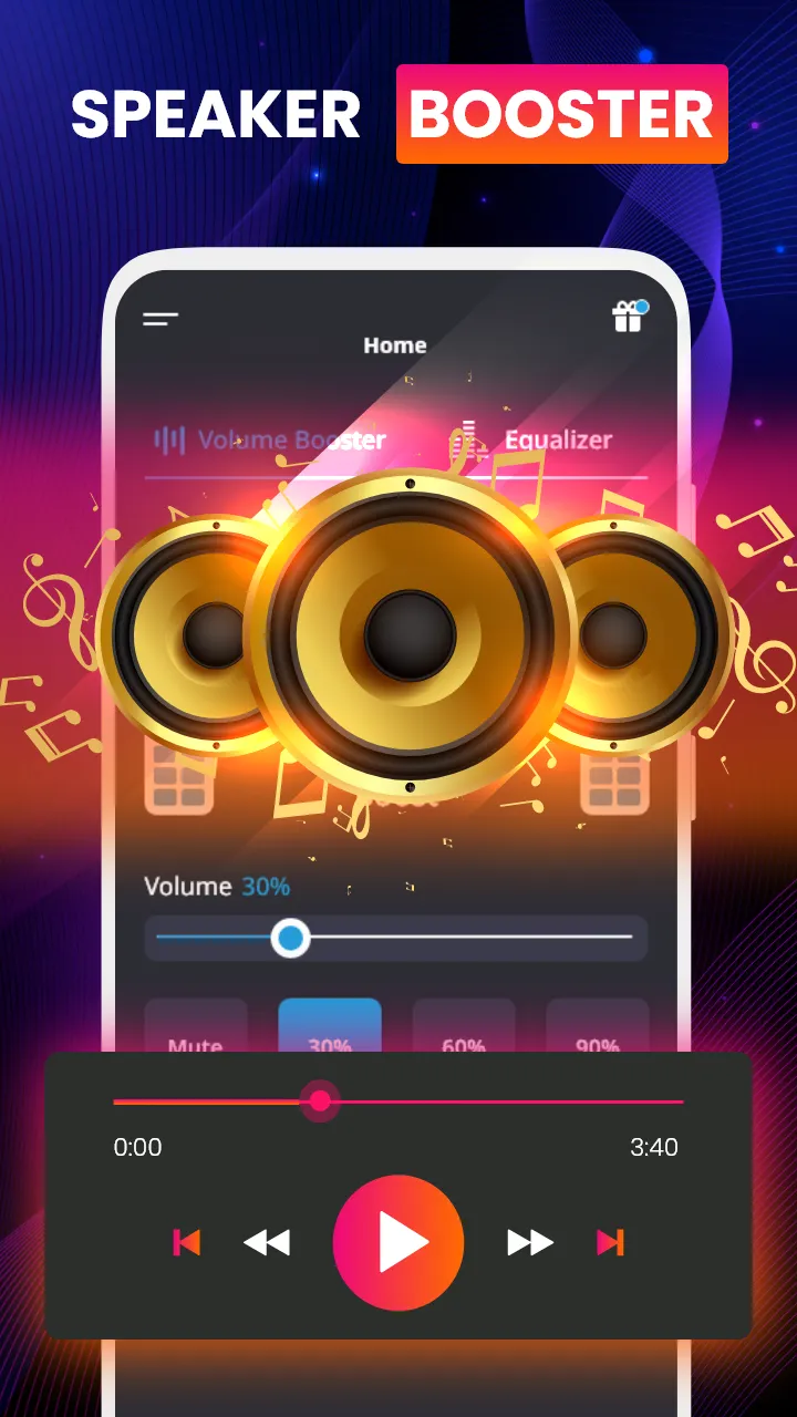 Volume Booster:Sound Maximizer | Indus Appstore | Screenshot