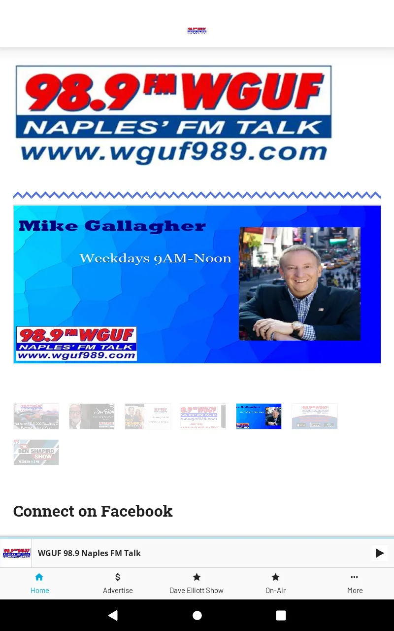 98.9 WGUF Naples FM Talk | Indus Appstore | Screenshot