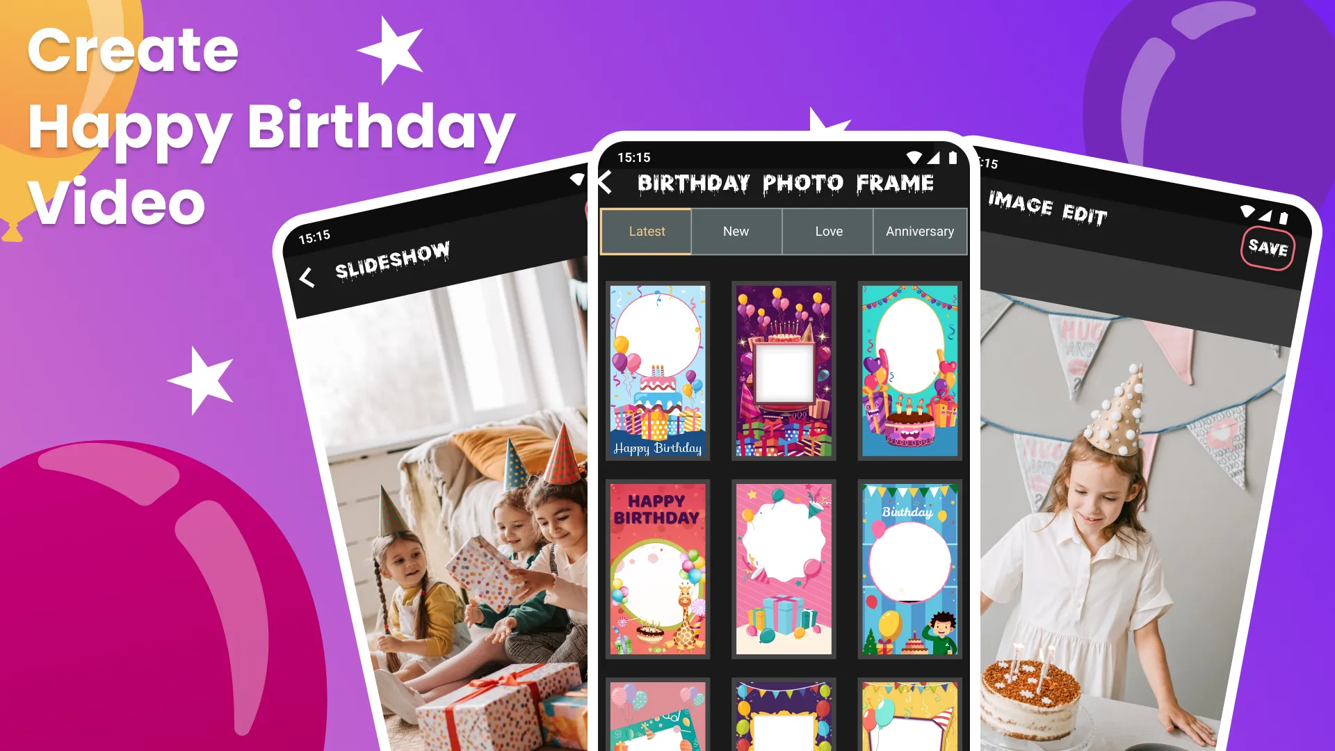 Birthday Video Maker 2025 | Indus Appstore | Screenshot