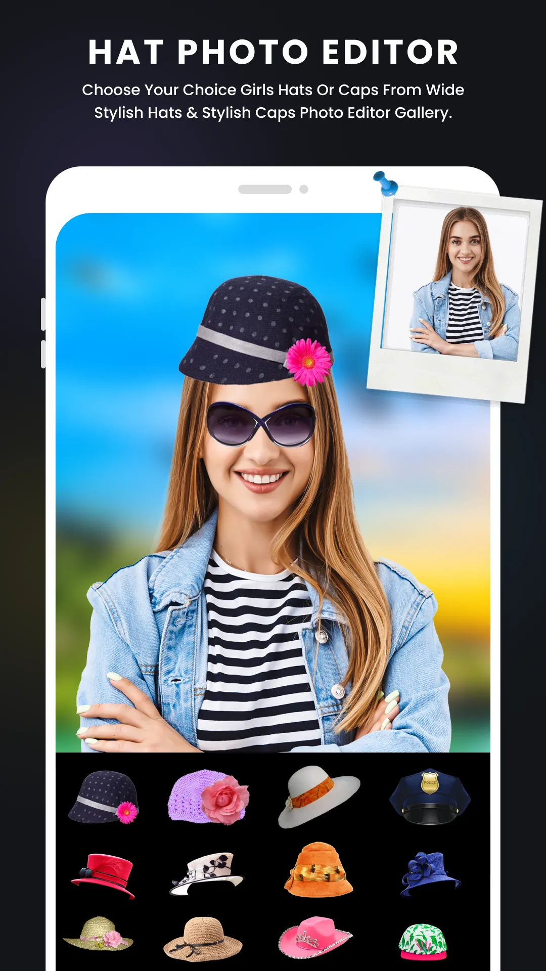 Hatify: Hat Photo Editor | Indus Appstore | Screenshot