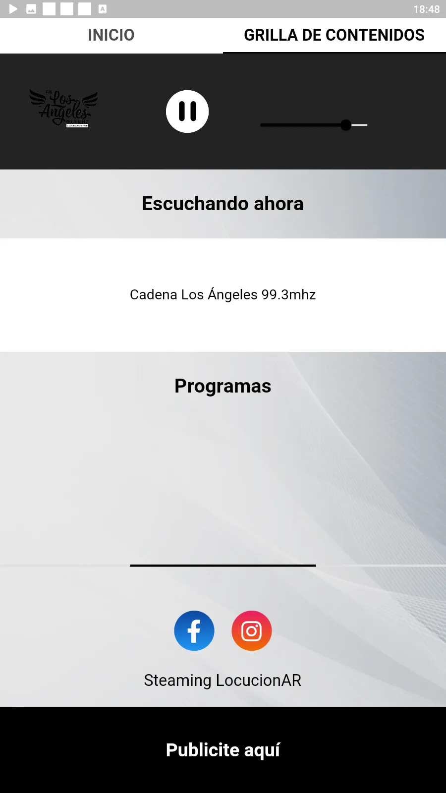 Cadena Los Ángeles 99.3mhz | Indus Appstore | Screenshot