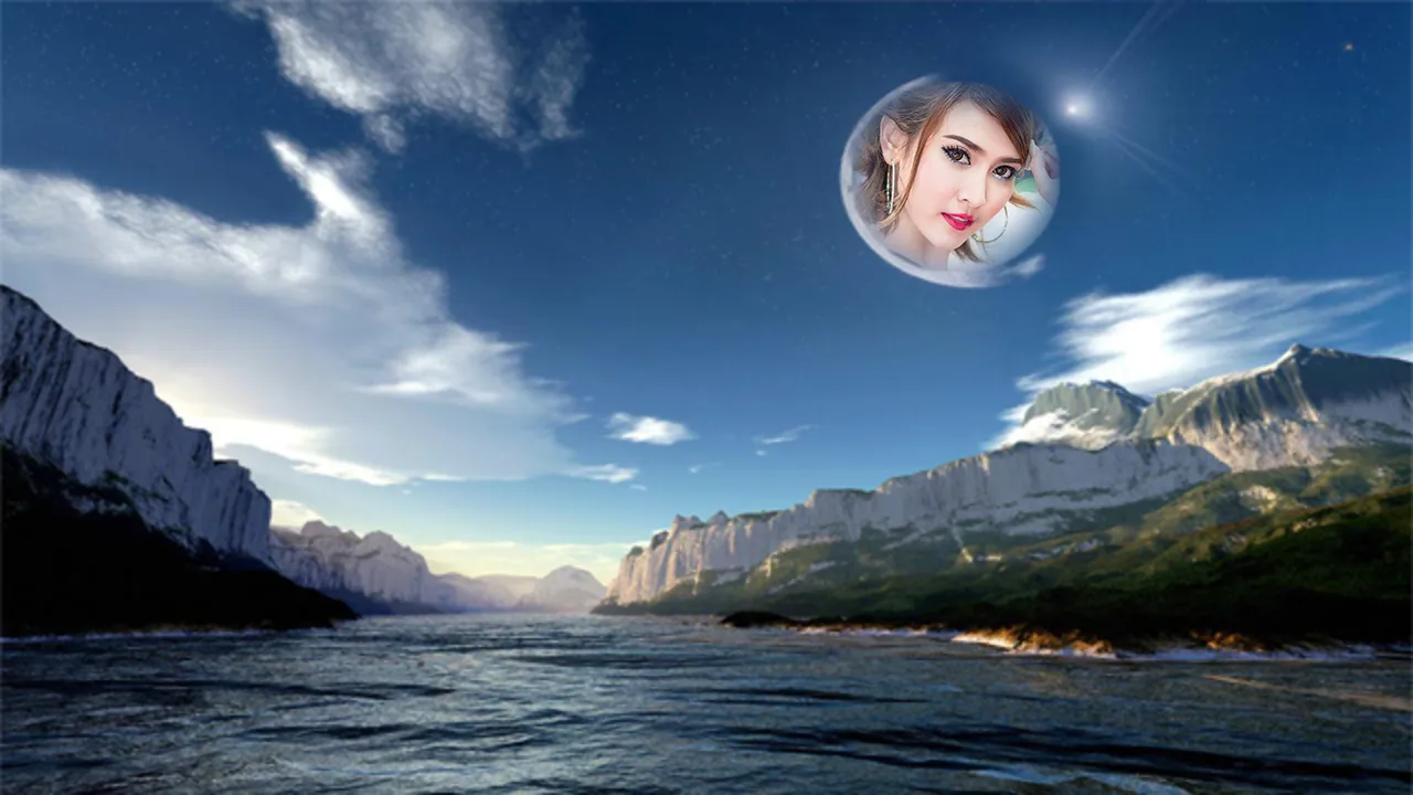 Moon Star Photo Frames montage | Indus Appstore | Screenshot