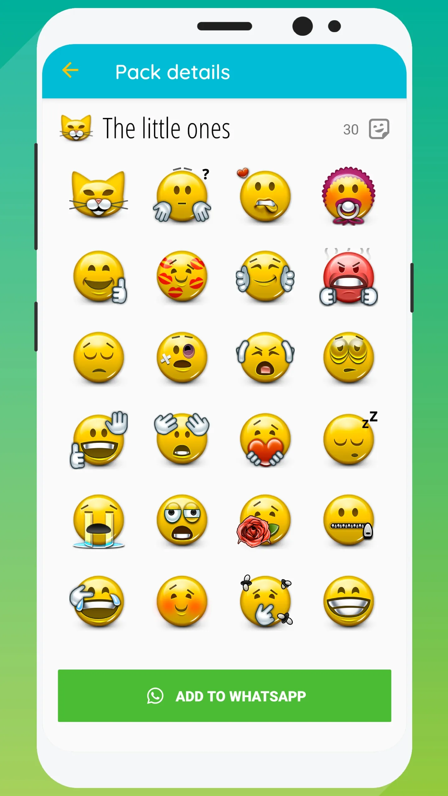 WeSmile Smileys (WASticker) | Indus Appstore | Screenshot
