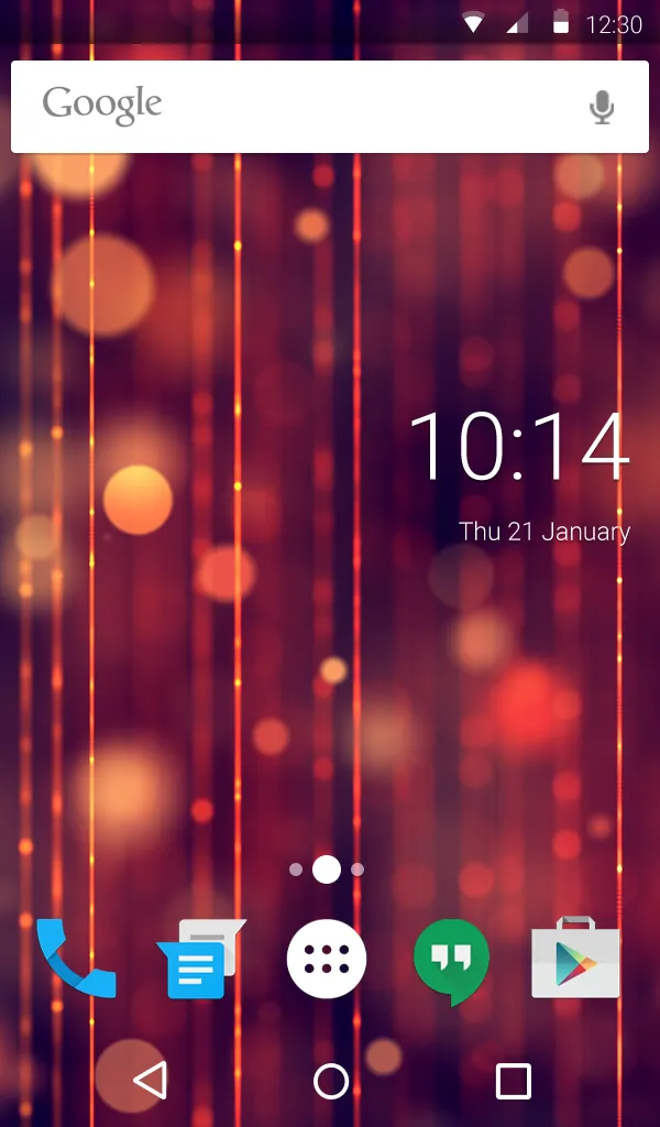 Bokeh Live Wallpaper Theme | Indus Appstore | Screenshot