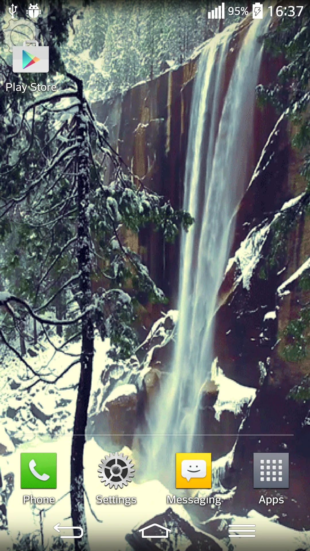 Waterfall Sound Live Wallpaper | Indus Appstore | Screenshot